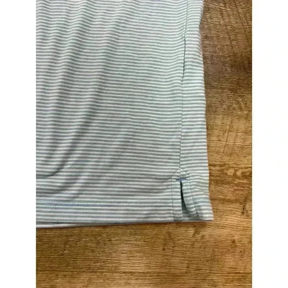 Vineyard Vines Edgartown Performance Polo Men's XXL Striped Blue Stretch - Picture 5 of 12